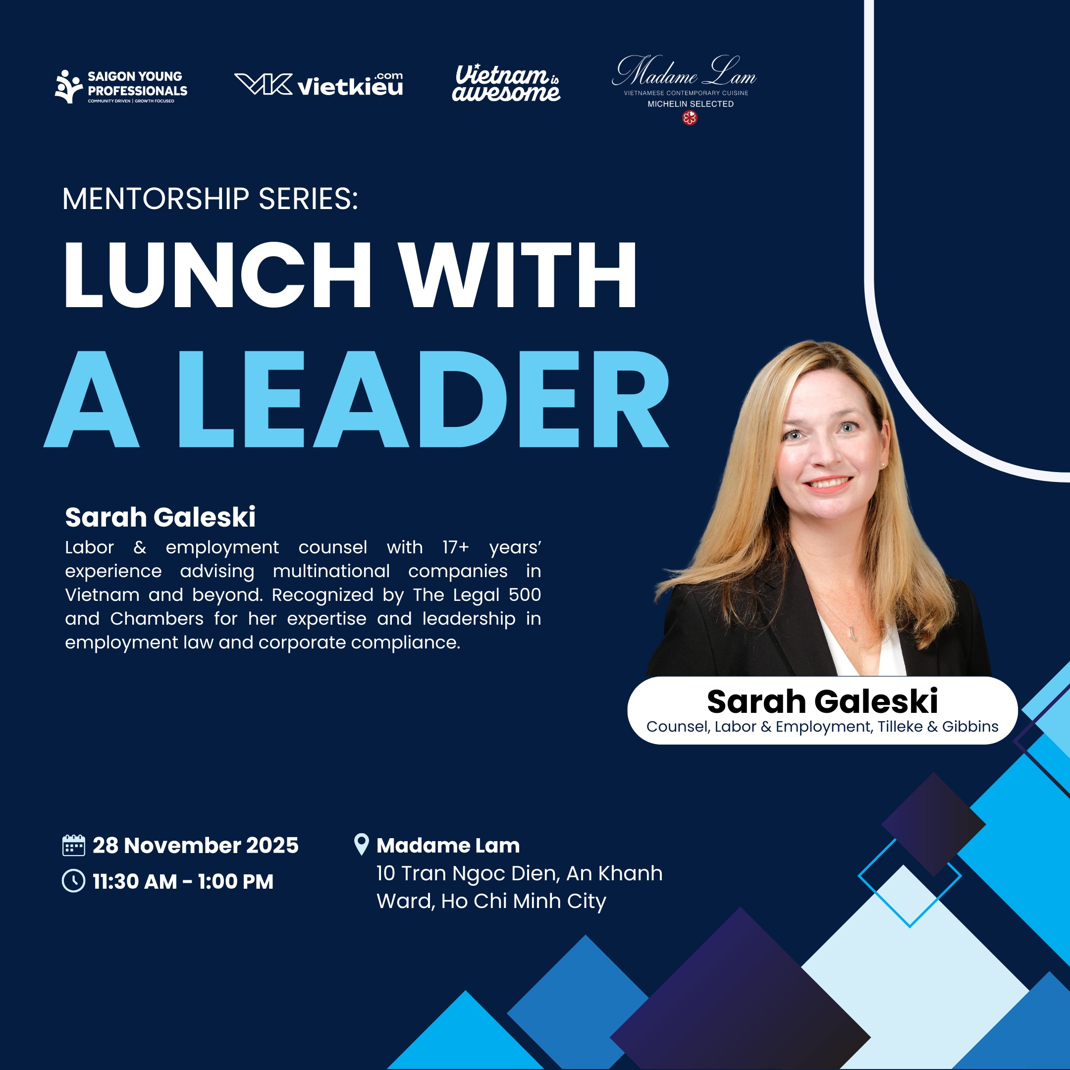 Lunch with a Leader Mentorship Series #4 (Instagram Post)